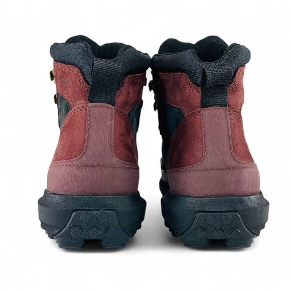 Timberland Converge Waterproof Duck Boot Burgundy Nubuck Men's Boots A26JR - Picture 6 of 10
